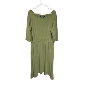 Brittany Humble Green Midi Dress Plus Size PXL